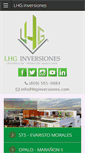 Mobile Screenshot of lhginversiones.com